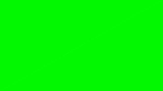 Red Anger Mark Animation on a Green Screen Symbolizing Irritation