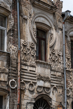 Architecture of old Tbilisi, capital city of Georgia