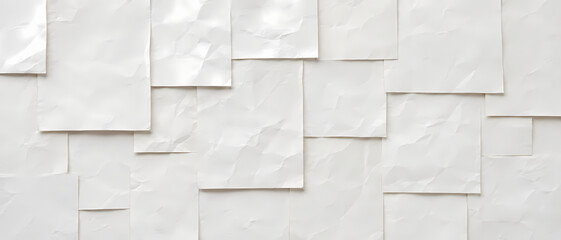 Fototapeta premium Arrière-plan minimaliste de papier froissé blanc design minimaliste