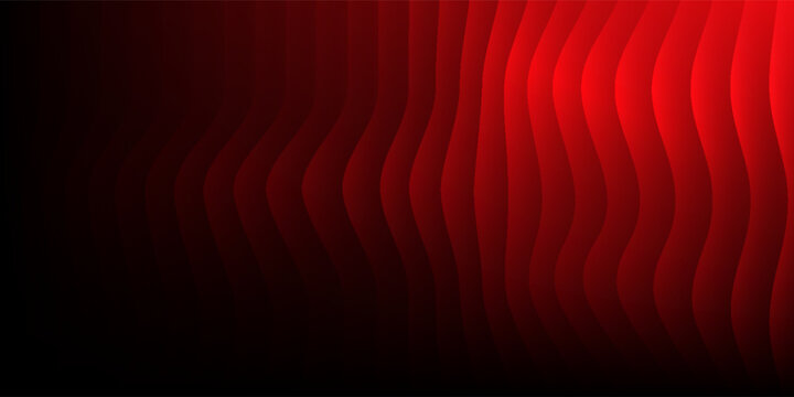 Abstract red background glow acrylic window