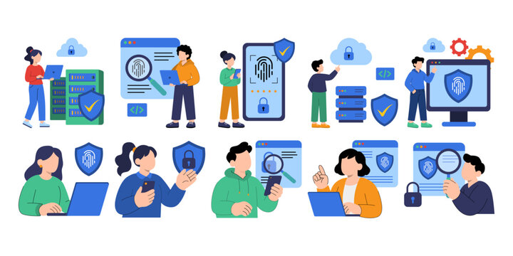 Cybersecurity Illustration