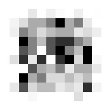 Censor blur pixel mosaic effect