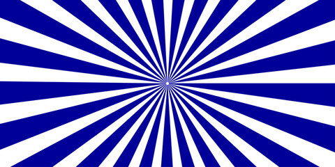 Explosion of blue and white rays emanating from a central point, creating a dynamic and energetic optical illusion, perfect for graphic design or as a striking background. © ISMAIL HOSSEN