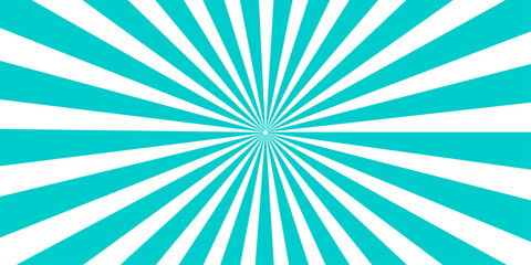 A striking graphic design features radiating teal and white lines converging towards a central point, creating a dynamic and energetic burst effect. © ISMAIL HOSSEN