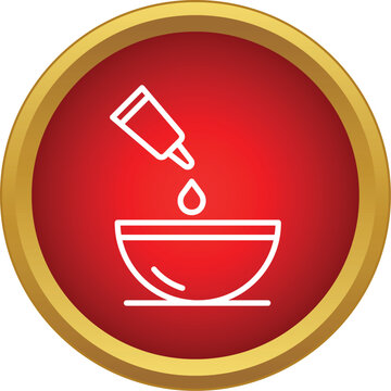 Essential beauty ingredient dropping into a mixing bowl, illustrating hair coloring process