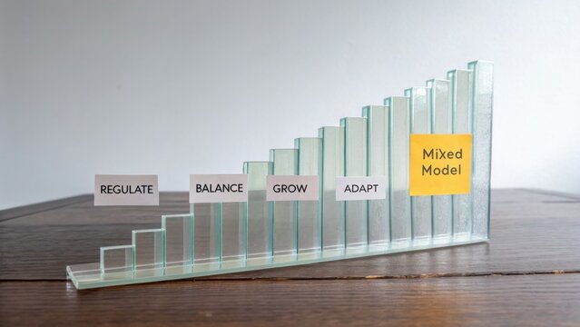 Glass Staircase Model Representing Growth, Adaptation, Regulation, and Balance in a Mixed Method Framework for Success