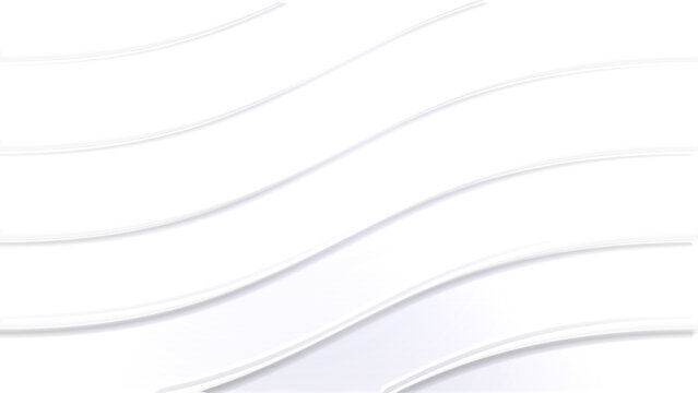 Abstract creative wave line stripe on white background illustration.