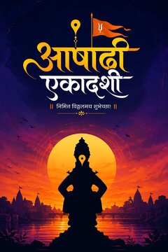 Devshayani Ekadashi/ Ashadhi Ekadashi/ Maha Ekadashi/ Pandharpur Wari Harishayani/ Shayani Ekadashi/ Vitthal Ekadashi/ Prabodhinipurv Ekadashi/ Lord Vitthal Rukmini Devotional Hindu Festival