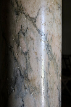 Marble column of The Monastery of San Miguel de Escalada, Castile and Leon