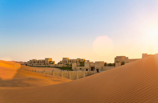 United Arab Emirates, Emirate of Abu Dhabi, Liwa Desert, Qasr Al Sarab Desert Resort