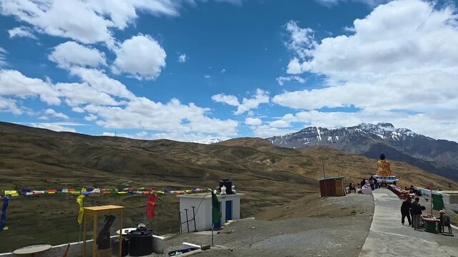 Rugged Rocky Hills of the Himalayan High-Altitude Region