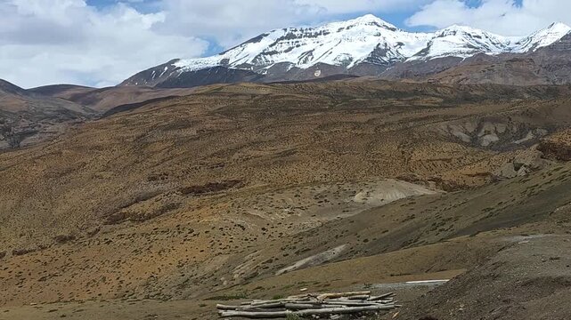 Majestic Himalayan Mountains of Kinnaur Valley
