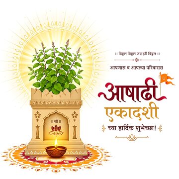 Devshayani Ekadashi/ Ashadhi Ekadashi/ Maha Ekadashi/ Pandharpur Wari Harishayani/ Shayani Ekadashi/ Vitthal Ekadashi/ Prabodhinipurv Ekadashi/ Lord Vitthal Rukmini Devotional Hindu Festival