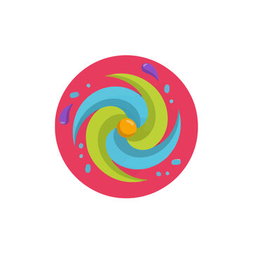 Abstract Swirls and Drops