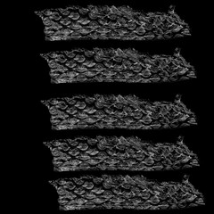  Dark Scaly Bubble Wrap Texture Pattern © Muhammad Usman