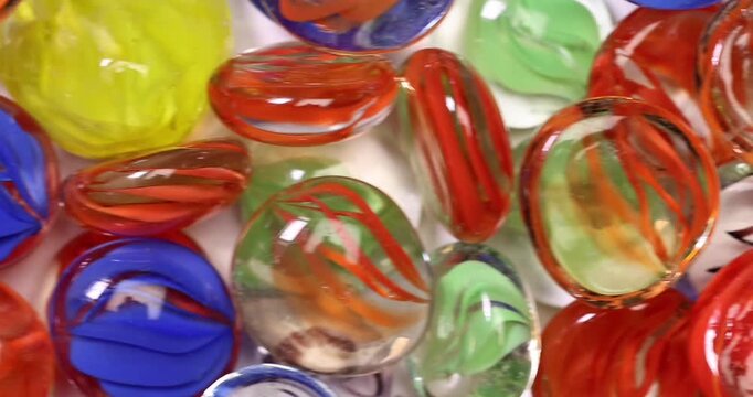 multicolour small tiny crystal glass shiny vibrant color decorative gem stones slide glide move