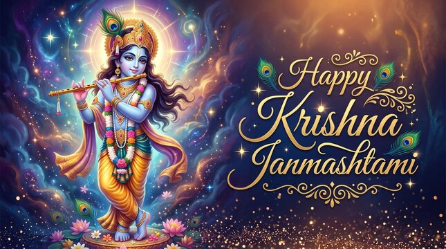 Shri Krishna Janmashtami Dahi Handi Gokulashtami Krishnashtami Krushna Jayanti Ashtami Rohini Kanhaiya Janmotsav Nandotsav Celebration Divine Festive Devotion Joy Culture Tradition ... See More