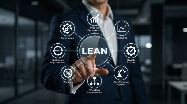 Lean Management Workflow Optimization Business Automation Interface
