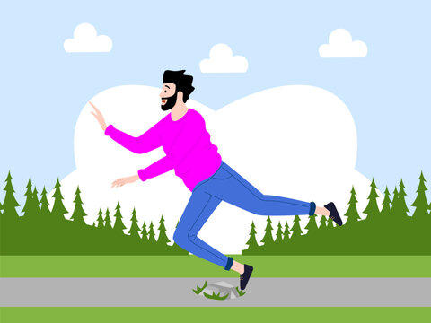 Rambunctious Concept Illustration Illustration Vector Style