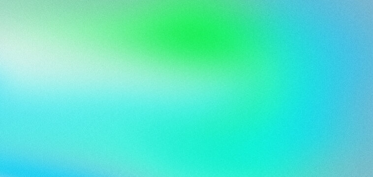 Vibrant green blue grainy gradient background noise texture cyan abstract banner backdrop