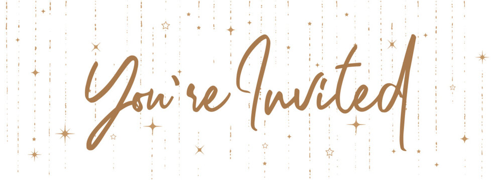 you are invited sign