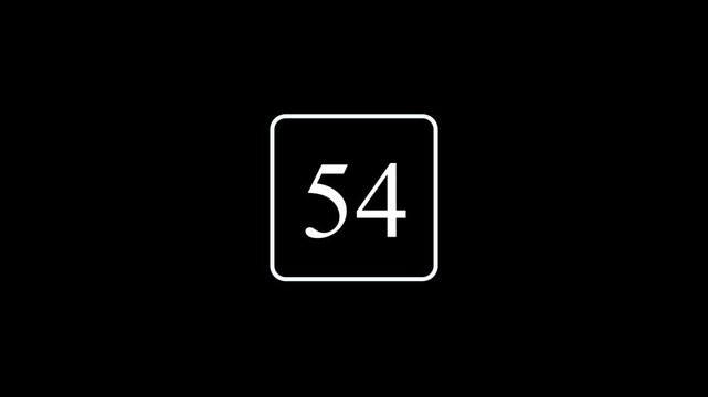 Countdown timer from 1 minutes to 0