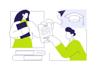 Ask recommendations isolated cartoon vector illustrations. © Visual Generation