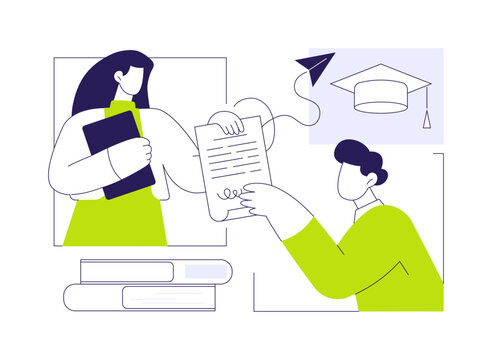 Ask recommendations isolated cartoon vector illustrations.