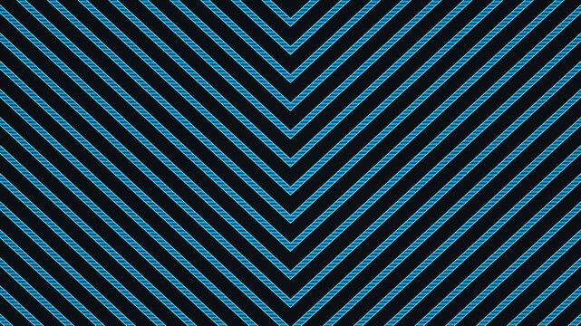 Diagonal lines in blue form a pattern against a black background. The design has a modern look and can be used for various projects