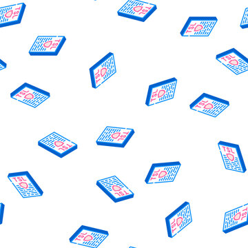 tsl protocol isometric seamless pattern. tsl protocol sign illustration