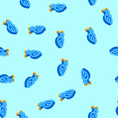 round turn and two half hitches isometric seamless pattern. round turn and two half hitches sign illustration © sevector