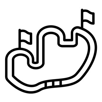 Race Track Icon