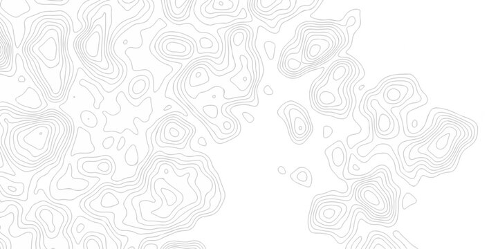 Black and white lines seamless Topographic map patterns, topography line map. Vintage outdoors style. The stylized height of the topographic map contour in lines and contours isolated on transparent.