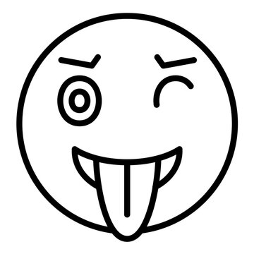 Face with Tongue Icon