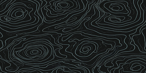 Abstract topographic map contour lines pattern on dark background with topography abstract geography elevation cartography background minimalist geometric structure backdrop creative © MOHAMAD