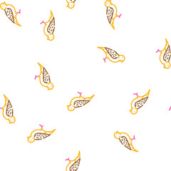 Fototapeta premium sparrow bird vector seamless pattern sparrow bird sign illustration