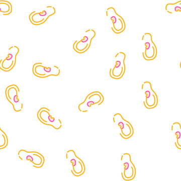 otitis disease vector seamless pattern otitis disease sign illustration