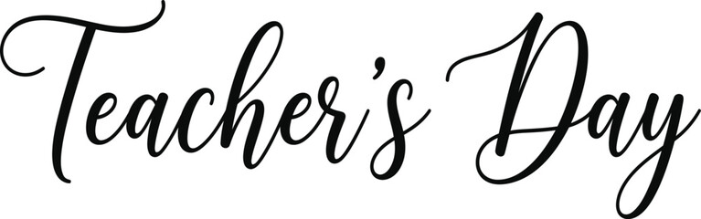 Elegant teacher's day greeting card design © MDALOWER