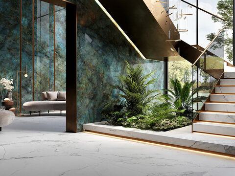modern luxury living room apartment interior