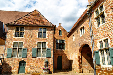 Obraz premium Beguinage of Diest an Unesco world heritage site in Flanders, Belgium, Europe