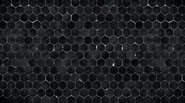 A vibrant abstract geometric tile pattern in original asset colors, moving smoothly left across a pure white background in a seamless loop