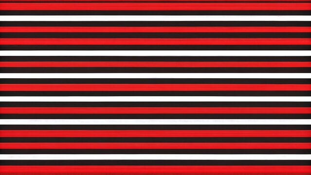 Red and black horizontal stripes pattern textured brushstroke style