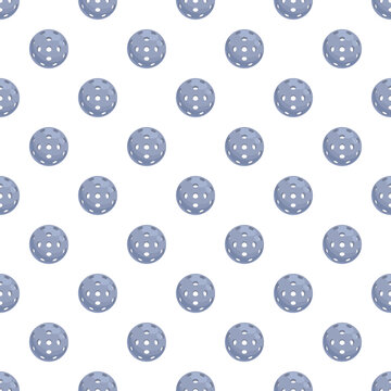 Pickleball balls creating a repeating pattern for sports design