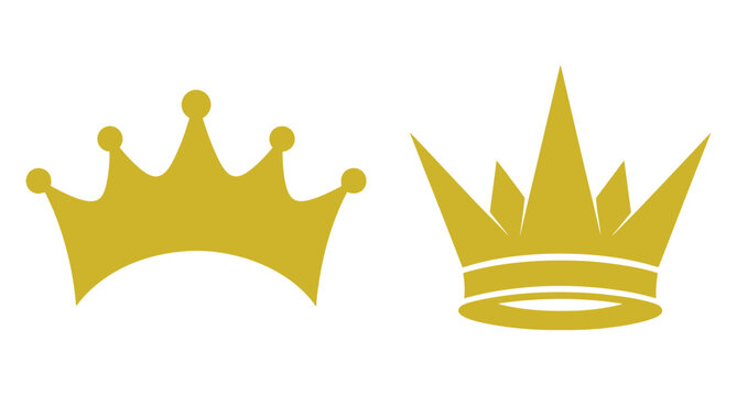Golden Royal Crown Imperial Authority Symbols