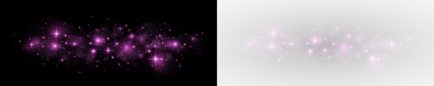 Beautiful glowing dust with sparkling light particles. Soft magic glow with floating sparkles.
