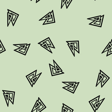 drafting triangle architectural drafter line seamless pattern drafting triangle architectural drafter thin line illustration