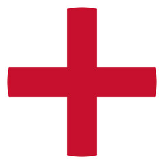Fototapeta premium England Flag Button, Round, Circle Icon for Soccer PNG