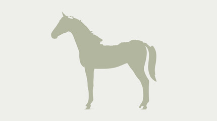 Obraz premium Equestrian Silhouette