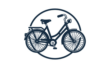 Fototapeta premium Classic City Bicycle Badge Design