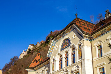 Fototapeta premium Altstadt, Vaduz, Liechtenstein 